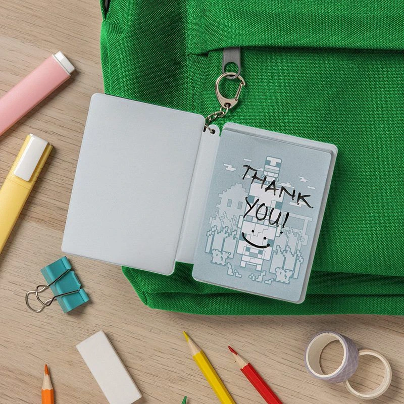 Paladone Minecraft Mini Puffy Notepad Keyring