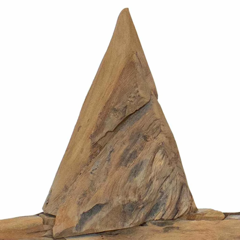 vidaXL Ziemassvētku zvaigzne Brūna 45 x 5 x 60 cm Ciets tekša koks