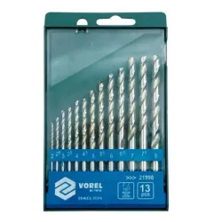 HSS drill bit set 13 pcs. 2.0-8.0mm