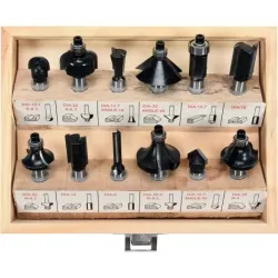 Koka frēžu komplekts, 12gb.