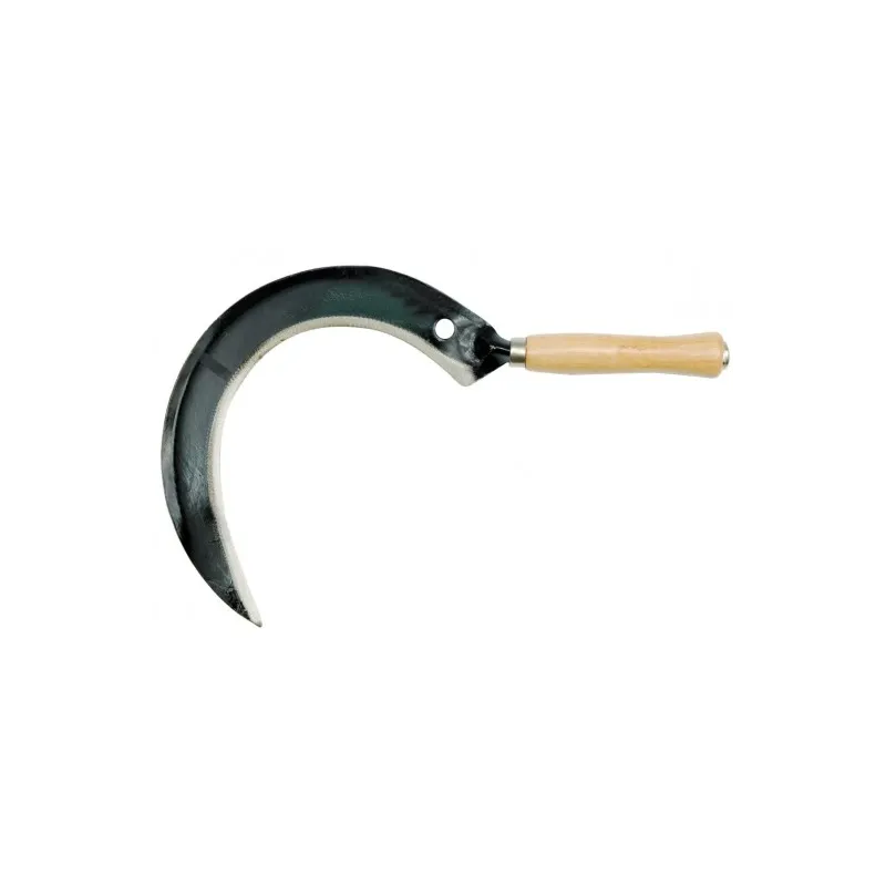 Vorel-Flo dārza sirpis ar koka rokturi