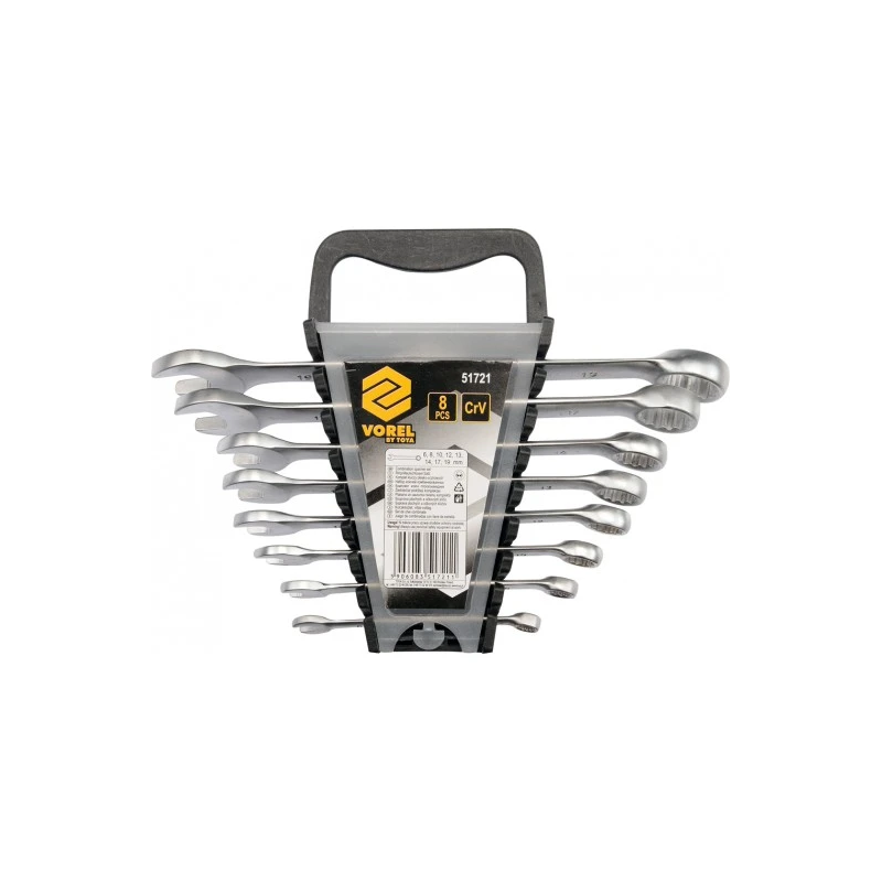 Kombinēto atslēgu komplekts 8gb, 6-12mm CrV