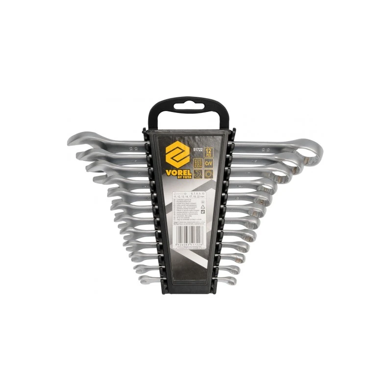 Kombinēto atslēgu komplekts 12gb, 6-22mm CrV