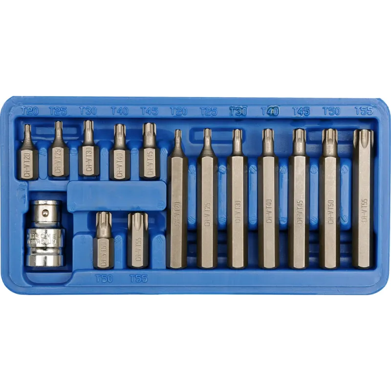 Uzgaļu TORX komplekts T20-T55, 15gb.
