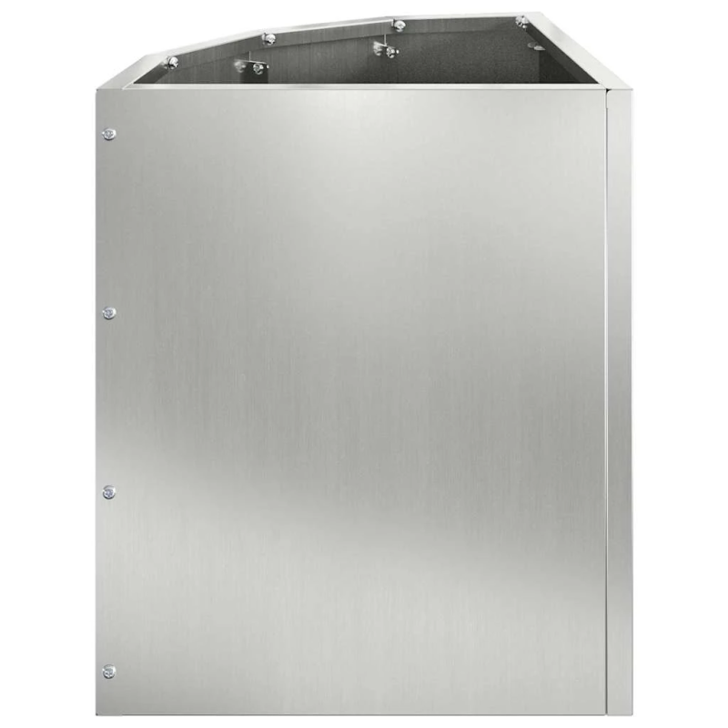 vidaXL Stūra stādītājs Sudraba 30 x 30 x 35 cm Cinkots tērauds