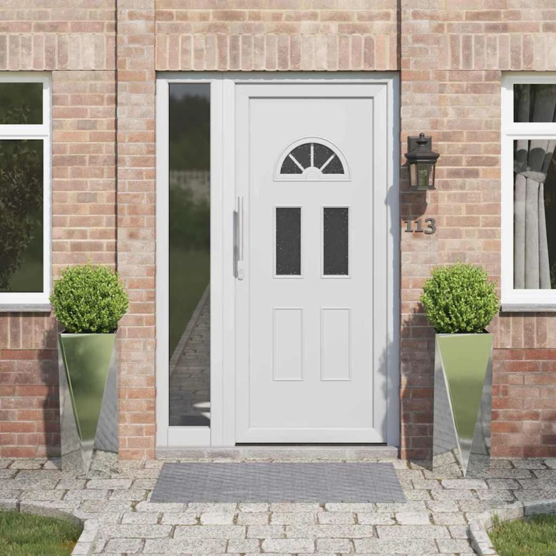 vidaXL Puķu kaste 2 pcs Sudraba 30 x 30 x 75 cm Cinkots tērauds