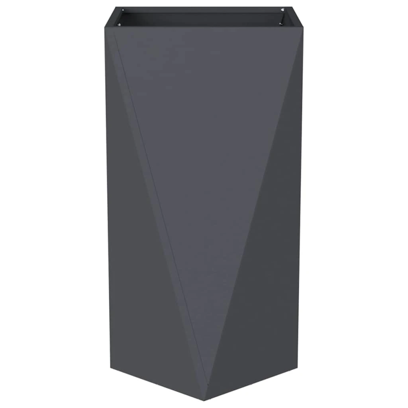 vidaXL Puķu kaste Antracīts 40 x 40 x 75 cm Tērauds