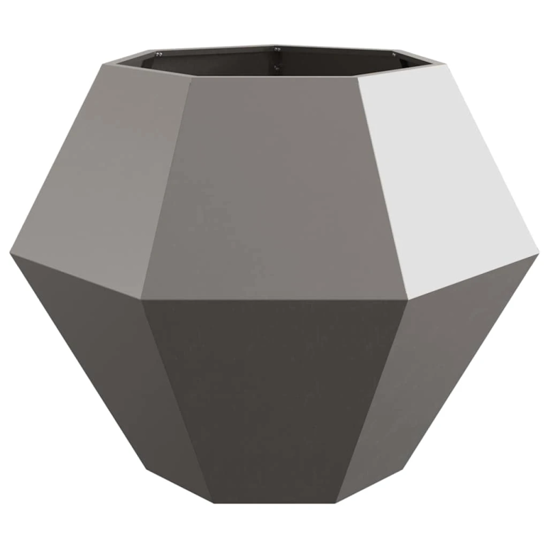 vidaXL Puķu kaste Rūsa 100 x 100 x 80 cm Novecināts tērauds