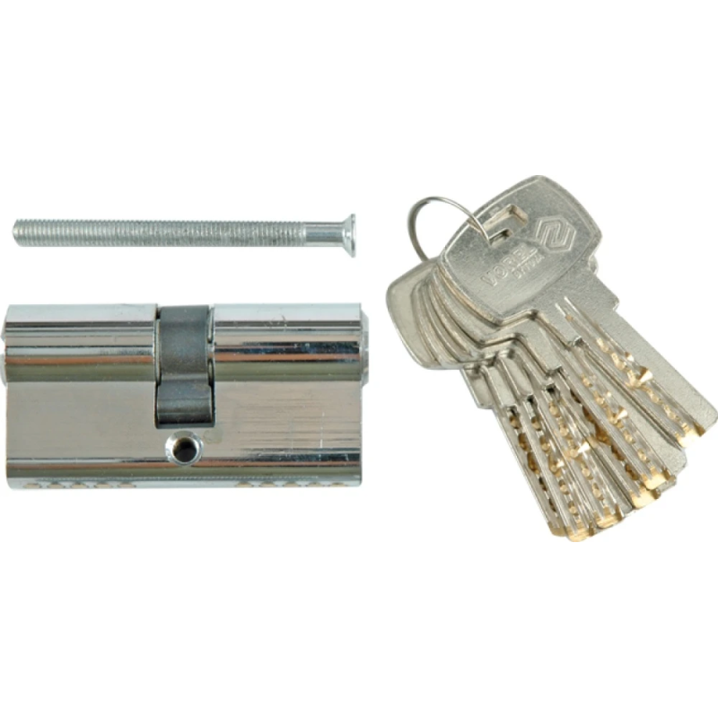 Atslēgas serdenis hromēts 62mm,6 atslēgas,31-31mm