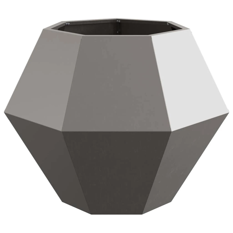 vidaXL Puķu kaste Rūsa 75 x 75 x 60 cm Novecināts tērauds