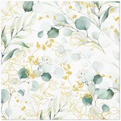 Popierinės servetėlės PAW, 33 cm x 33 cm, įvairių spalvų, 20 vnt.