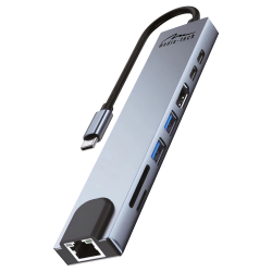 Media-Tech MT5046 8in1 USB-C LAN HUB PRO