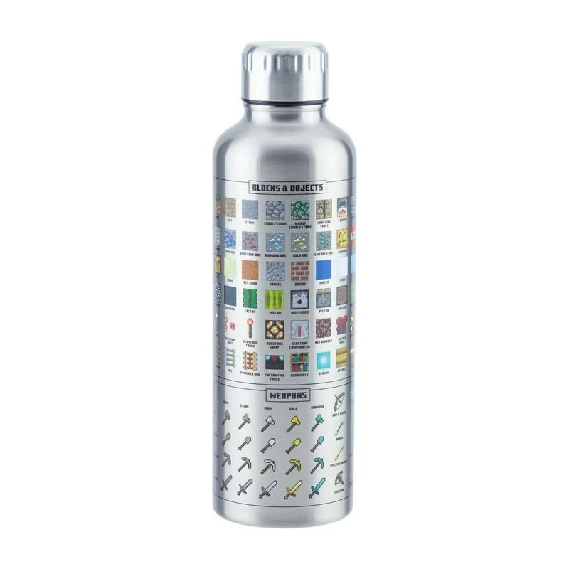 Paladone Minecraft Metal Water Bottle
