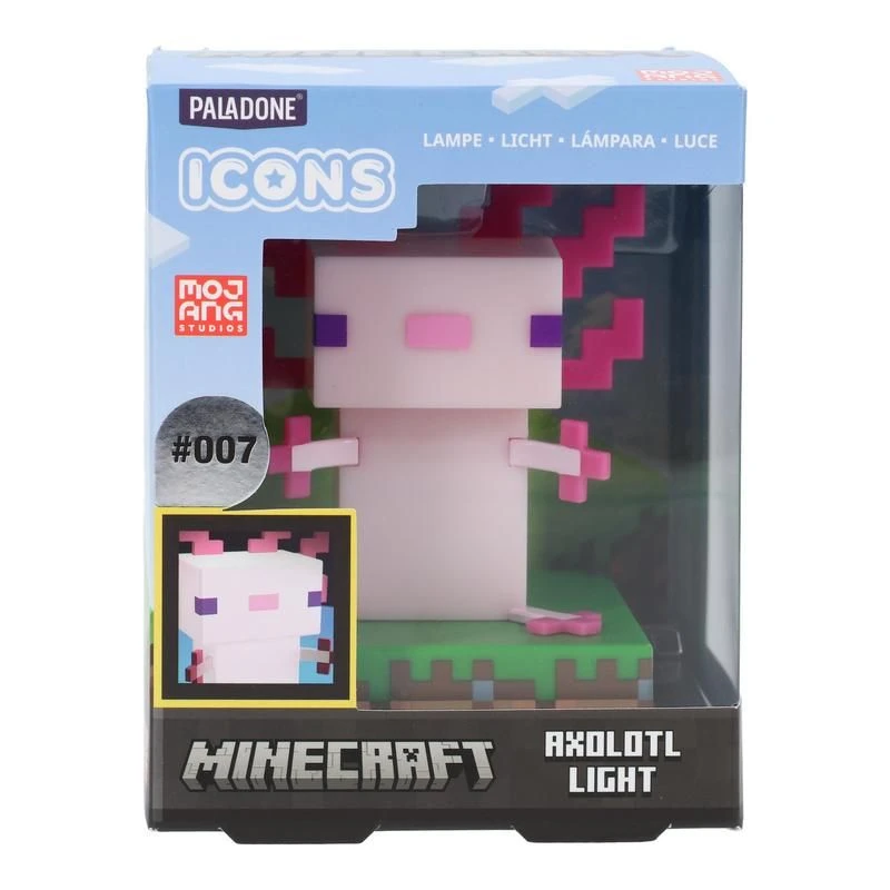 Paladone Minecraft Axolotl Icon Light
