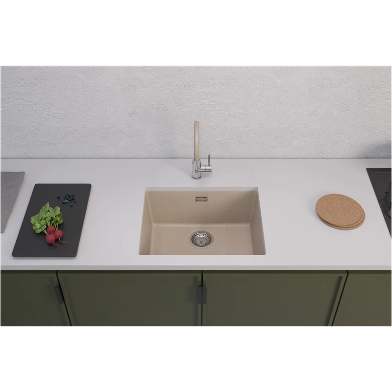 Izlietne omni 30 g55 ar sifonu smilšu