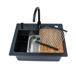 Plautuvė atrox30g91 su maišytuvu. dozatoriumi ir kt.priedais