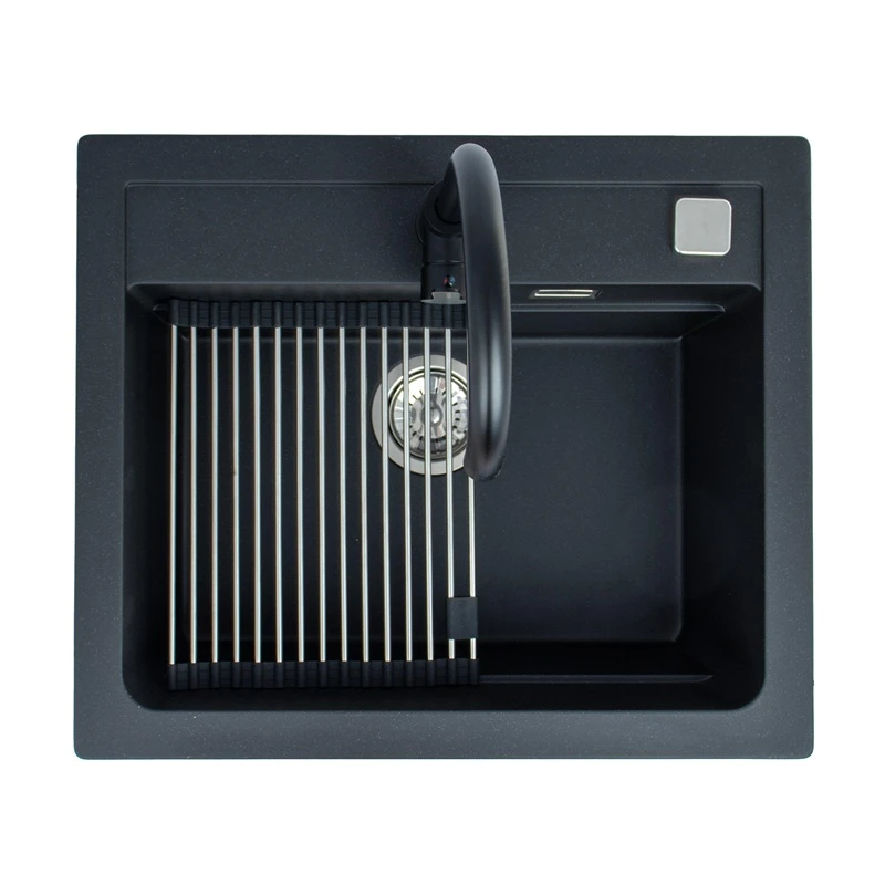 Plautuvė atrox30g91 su maišytuvu. dozatoriumi ir kt.priedais