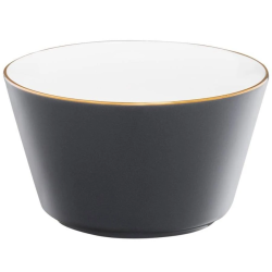 Bļodiņa porcelāna Royal 14cm, tumši pelēka