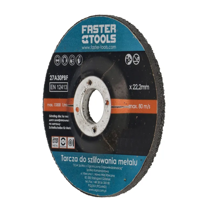 Slīpdisks Faster 125x6x22mm metālam