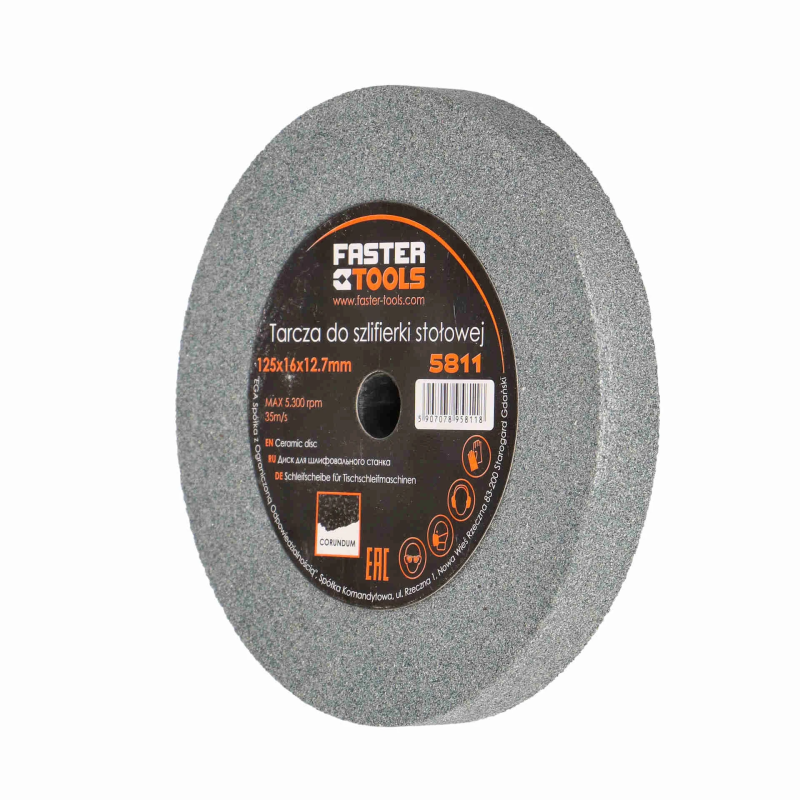 Abrazīva slīpripa 125x16x12.7mm Faster Tools