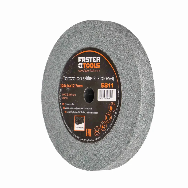 Abrazīva slīpripa 125x16x12.7mm Faster Tools