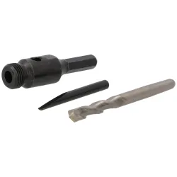 Turētājs dimanta kroņurbjiem seškanš. ar urbji