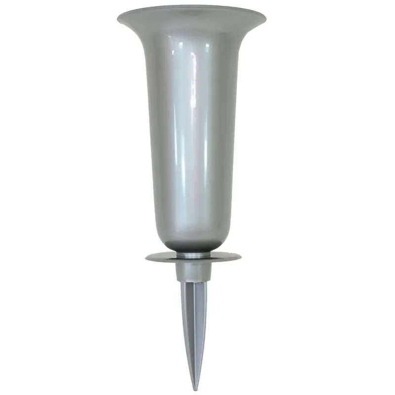 Kapu vāze Form Plastic Dama 1070, 32.7 cm, sudraba krās.