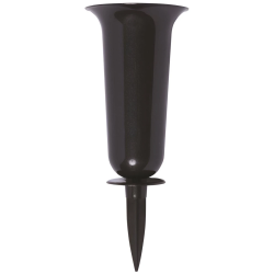 Puķu pods-vāze Dama 1 melna