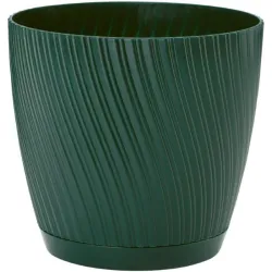 Цветочный горшок Form Plastic Mika Eco 4560-075, пластик, зеленый цв.
