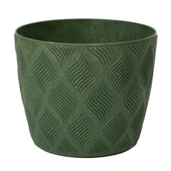 Puķu pods Flow Petit Eco 15cm, zaļš