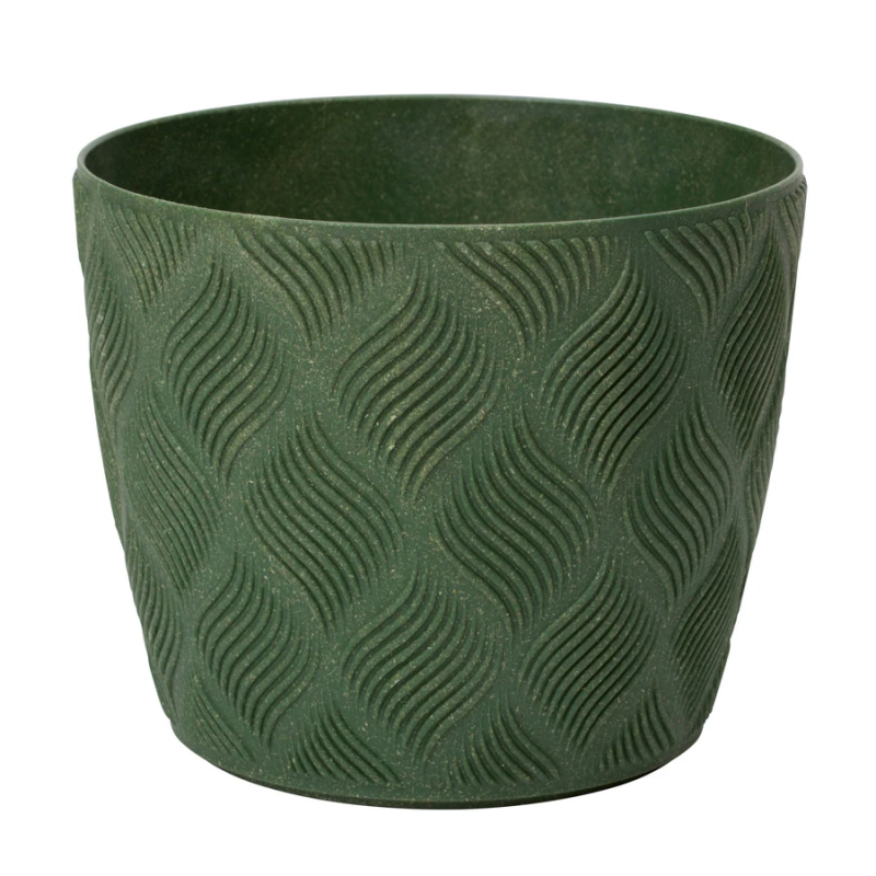 Puķu pods Flow Petit Eco 15cm, zaļš