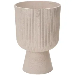 Puķu pods Keli Mika 14cm, Eco Wood balts