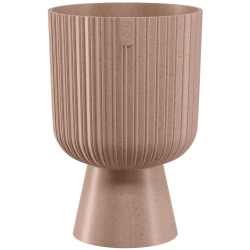 Puķu pods Keli Mika 14cm, Eco Wood brūns