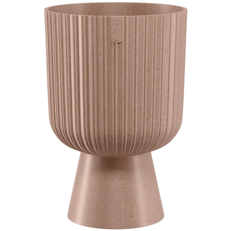 Puķu pods Keli Mika 14cm, Eco Wood brūns