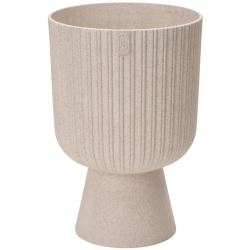 Puķu pods Keli Mika 18cm, Eco Wood balts