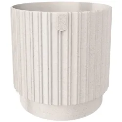 Puķu pods Mika Cyli 14cm, Eco Wood balts