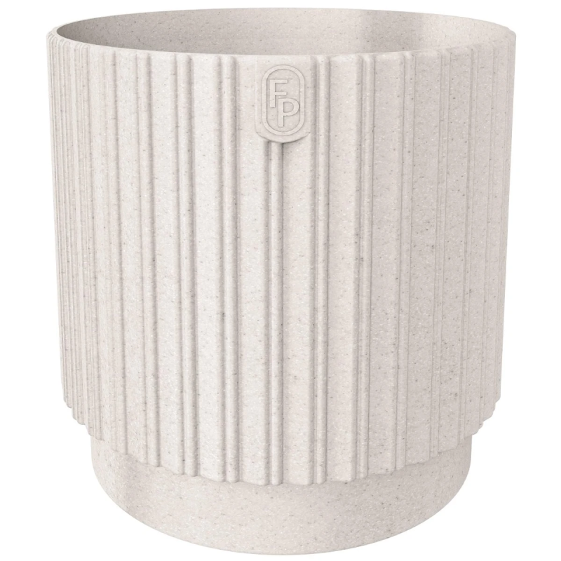 Puķu pods Mika Cyli 14cm, Eco Wood balts