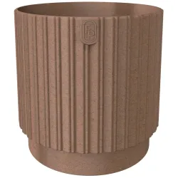 Lillepott Form Plastic Mika Cyli Petit 5355-078, plastik, pruun v.