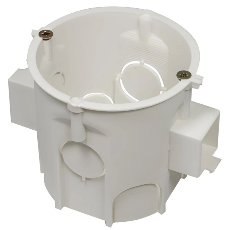 Montāžas kārba – betonam 1-viet. ar skrūvēm h-62mm D63mm