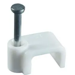 Kabeļklipsis sc-2x1L 25gb balts