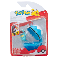 POKEMON W19 Clip ´N Go Poké bumbiņu komplekts ar figūru
