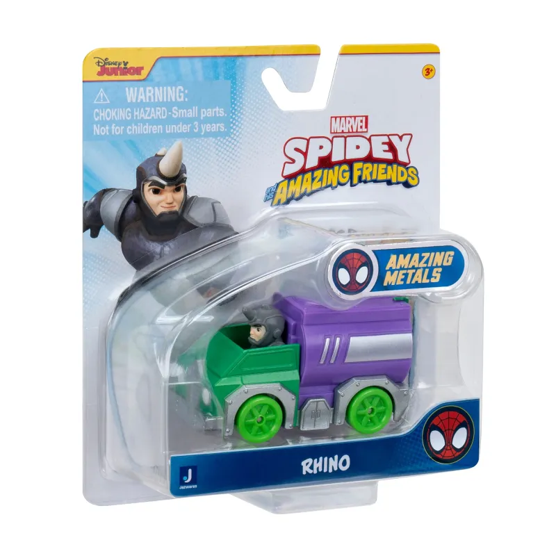 SPIDEY AND HIS AMAZING FRIENDS Metalinis automobilis, 7,5 cm