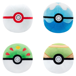POKEMON W2 plīša rotaļlieta Poké Ball, 12 cm