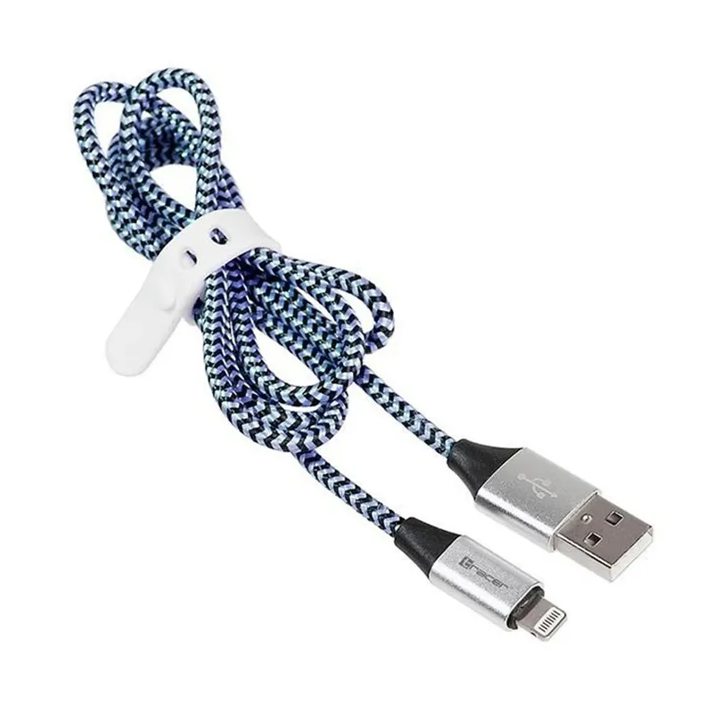 Tracer 46269 Lighting USB 2.0 Iphone AM 1m Black Blue