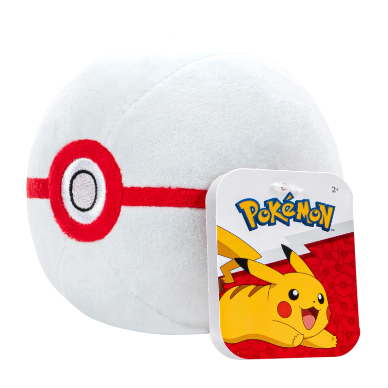POKEMON W2 plīša rotaļlieta Poké Ball, 12 cm