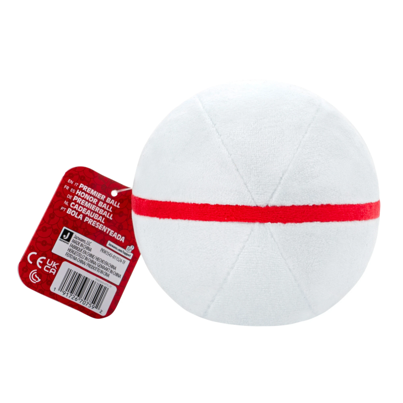 POKEMON W2 plīša rotaļlieta Poké Ball, 12 cm