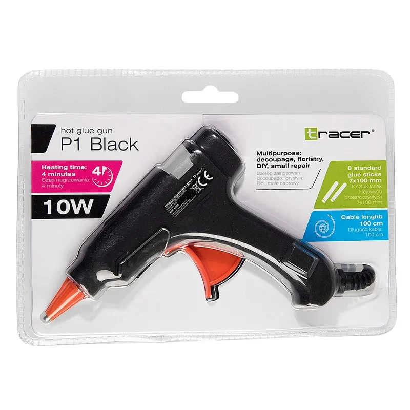 Tracer 46508 P1 Hot Glue Gun Black