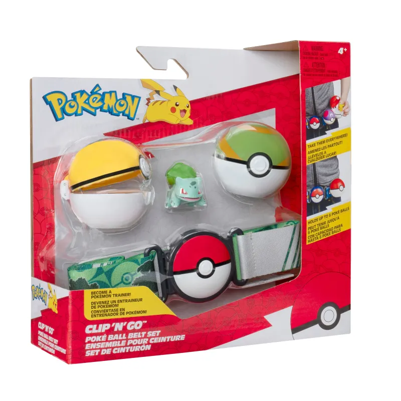 POKEMON W16 Clip ´N´ Go Poké bumbiņu jostas komplekts