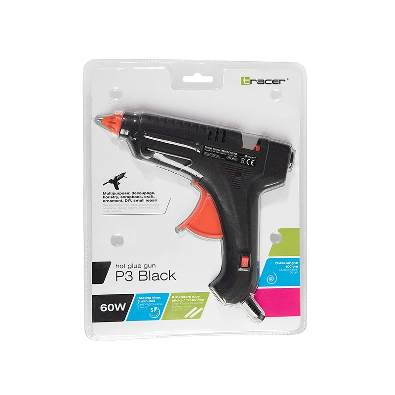 Tracer 46512 Glue Gun P3 Black