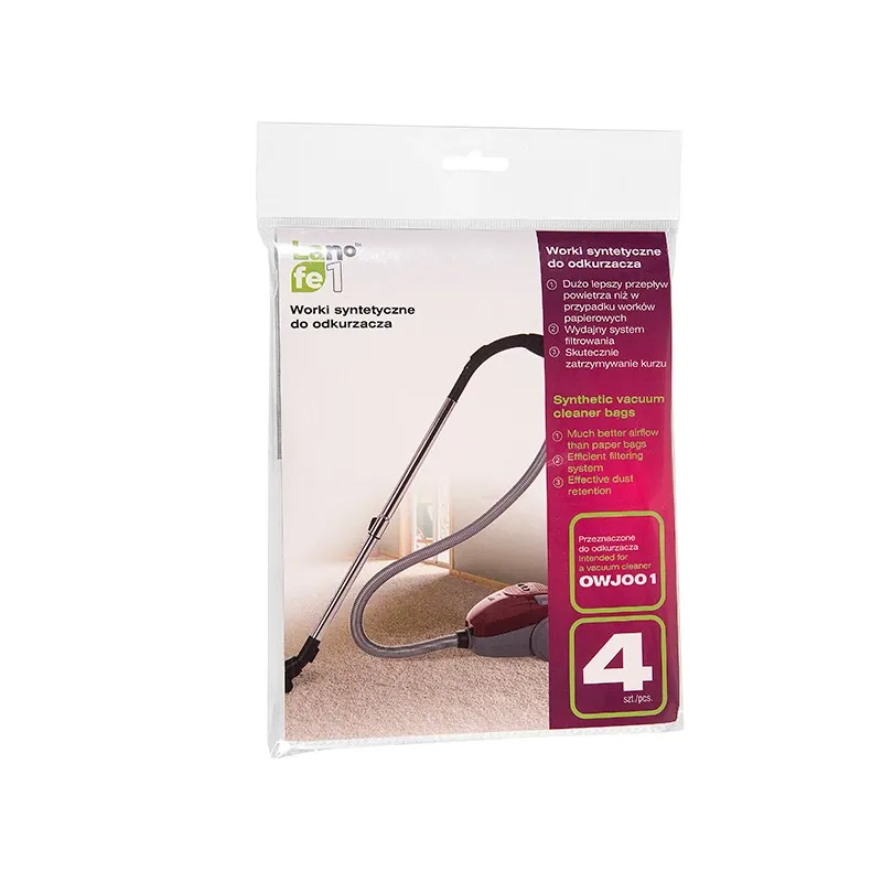 Lafe 46554 Synthetic Vacuum Cleaner Bags 4 pcs for Lafe OWJ001